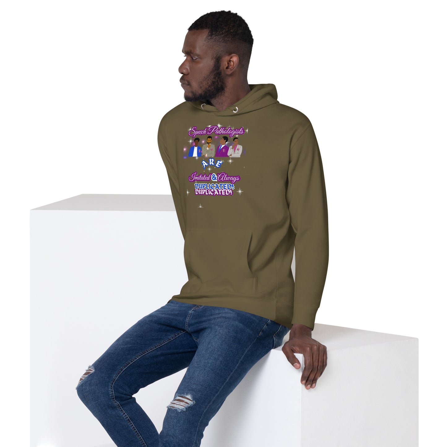 (Ebony Male) Imitated and Always Duplicated! Unisex Hoodie