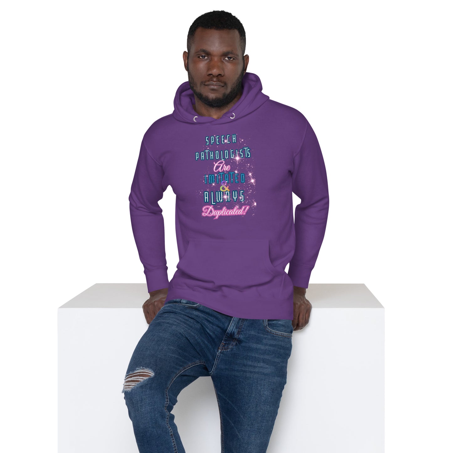 (Words Only) Imitated and Always Duplicated! Hoodie! Unisex Hoodie