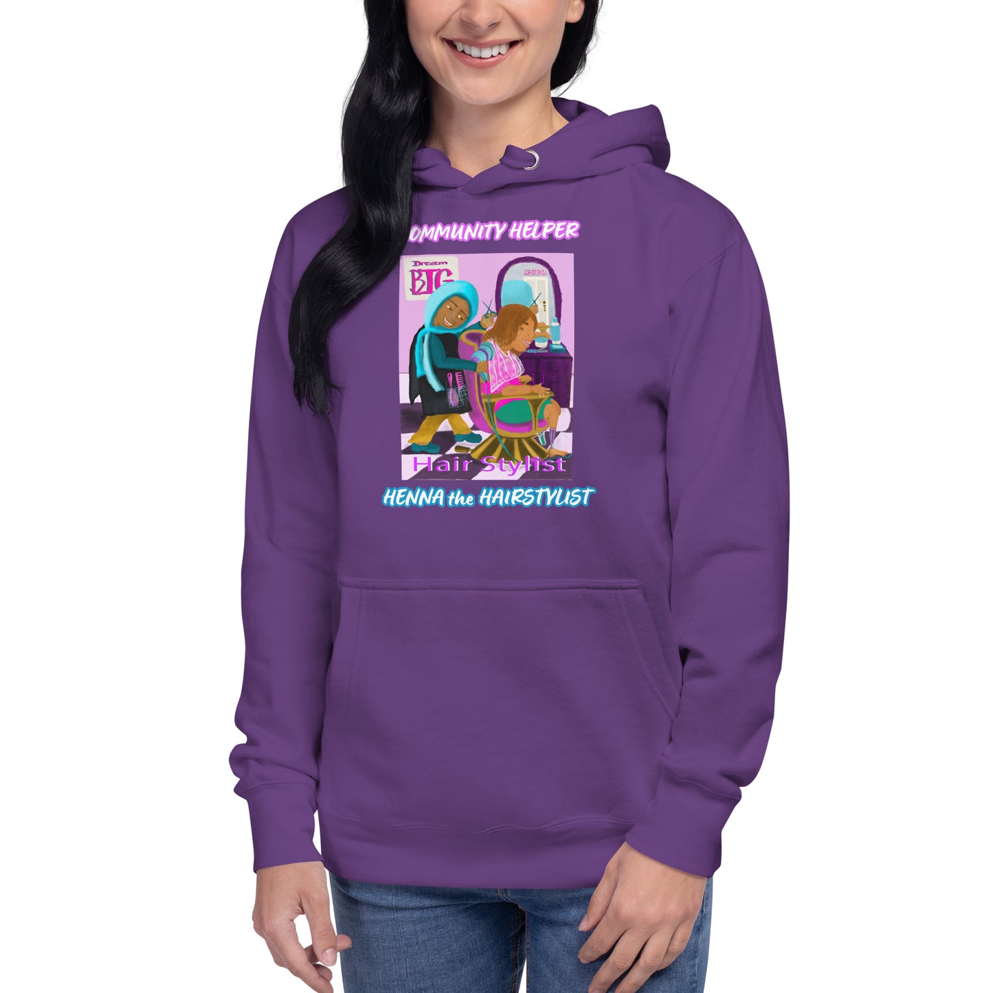 Henna the Hairstylist! (Community Helper) Unisex Hoodie