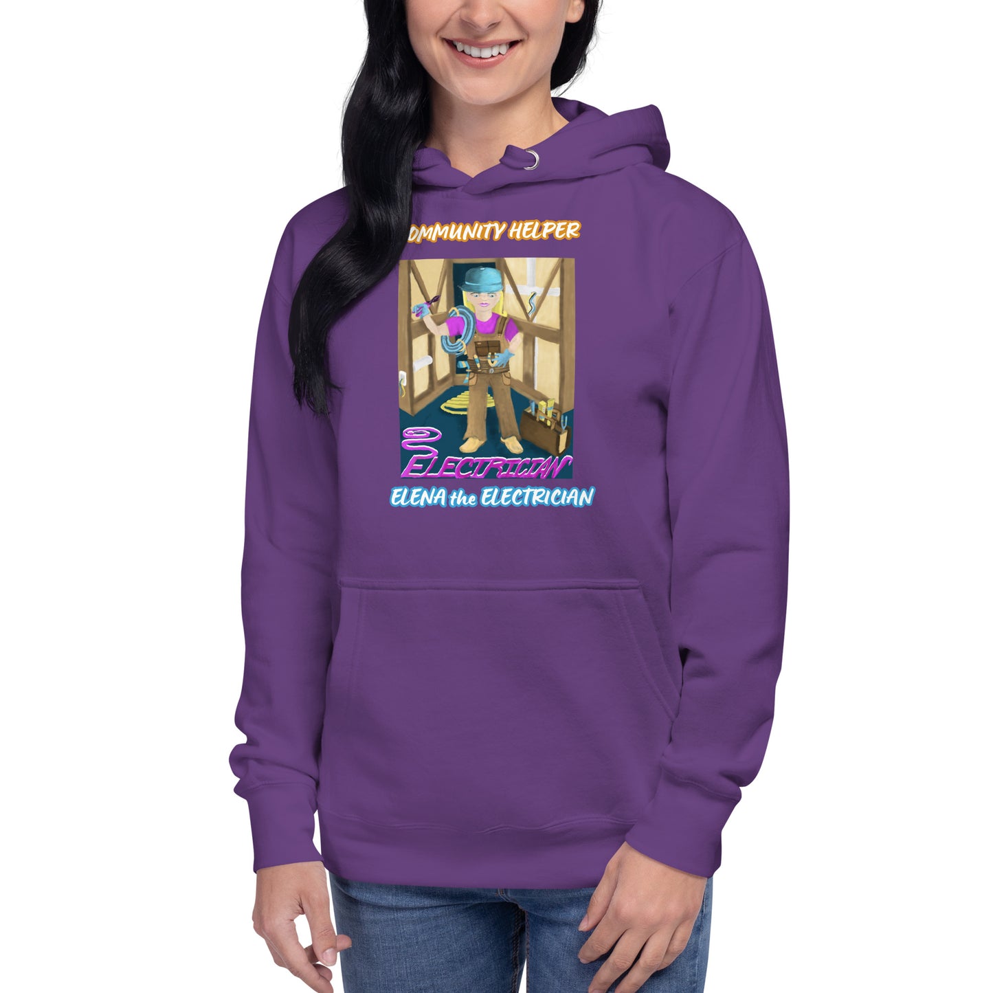 Elena the Electrician! (Community Helper) Unisex Hoodie