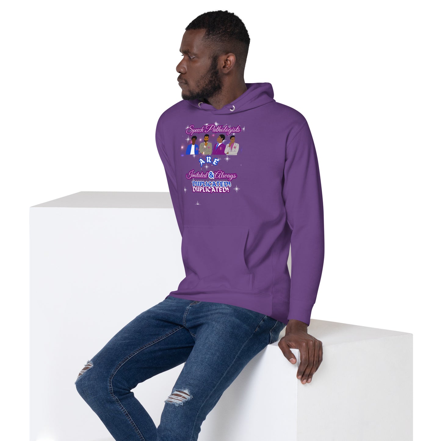 (Ebony Male) Imitated and Always Duplicated! Unisex Hoodie