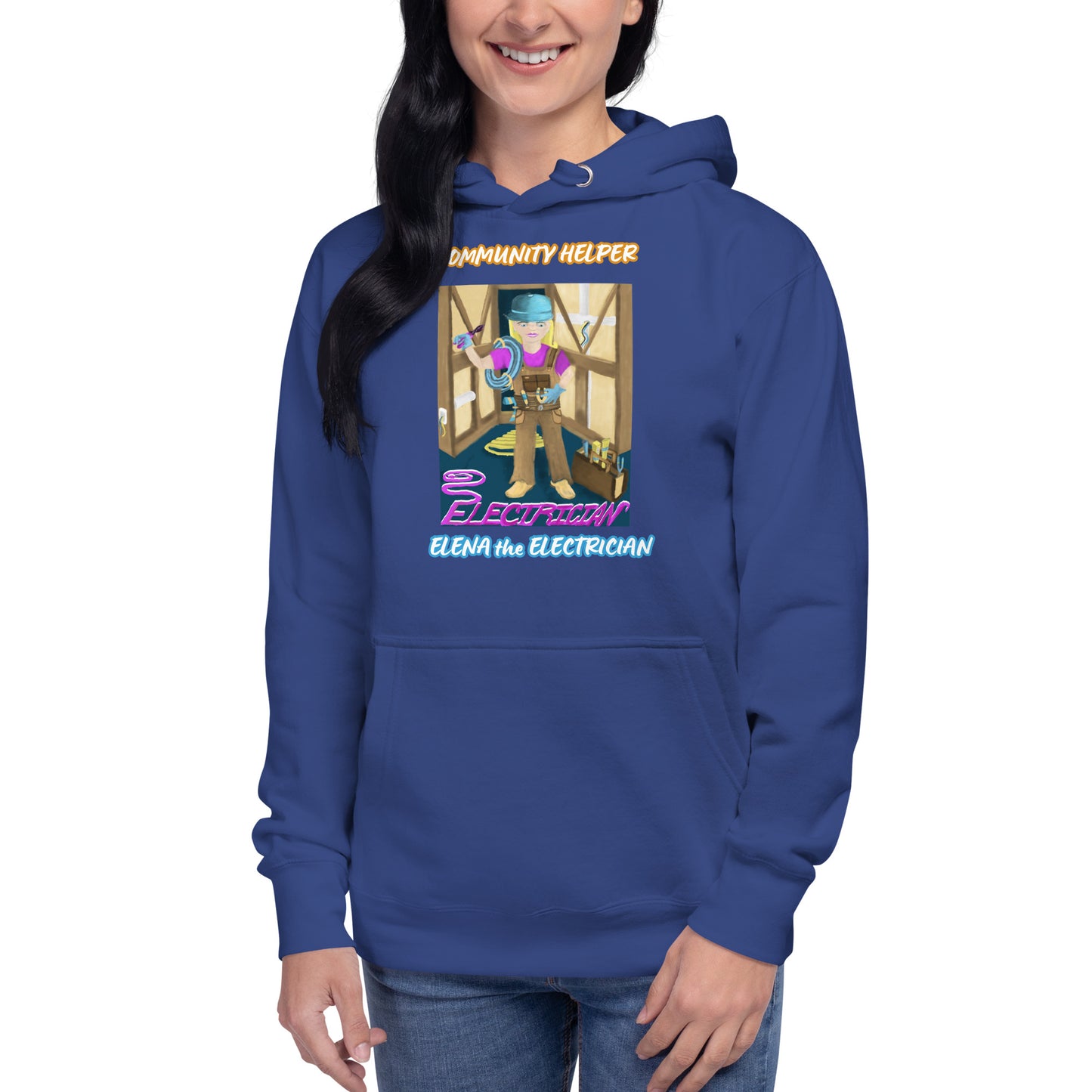 Elena the Electrician! (Community Helper) Unisex Hoodie