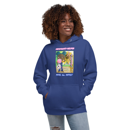 Ariel the Artist! (Community Helper) Unisex Hoodie