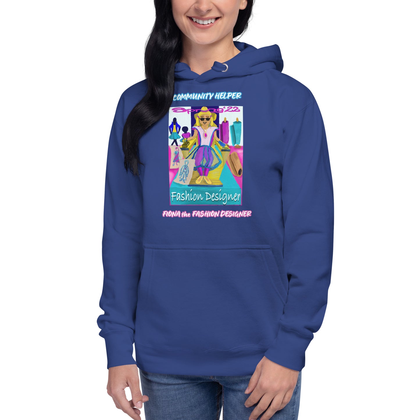 Fiona the Fashion Designer (Community Helper) Unisex Hoodie