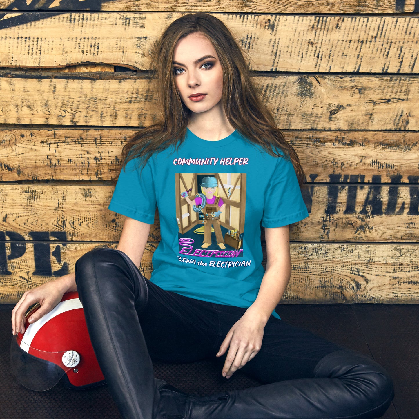 Elena the Electrician (Community Helper) Unisex T-Shirt