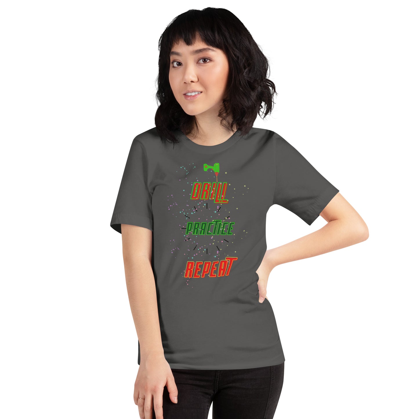 Drill Practice Repeat! Unisex (T-Shirt)