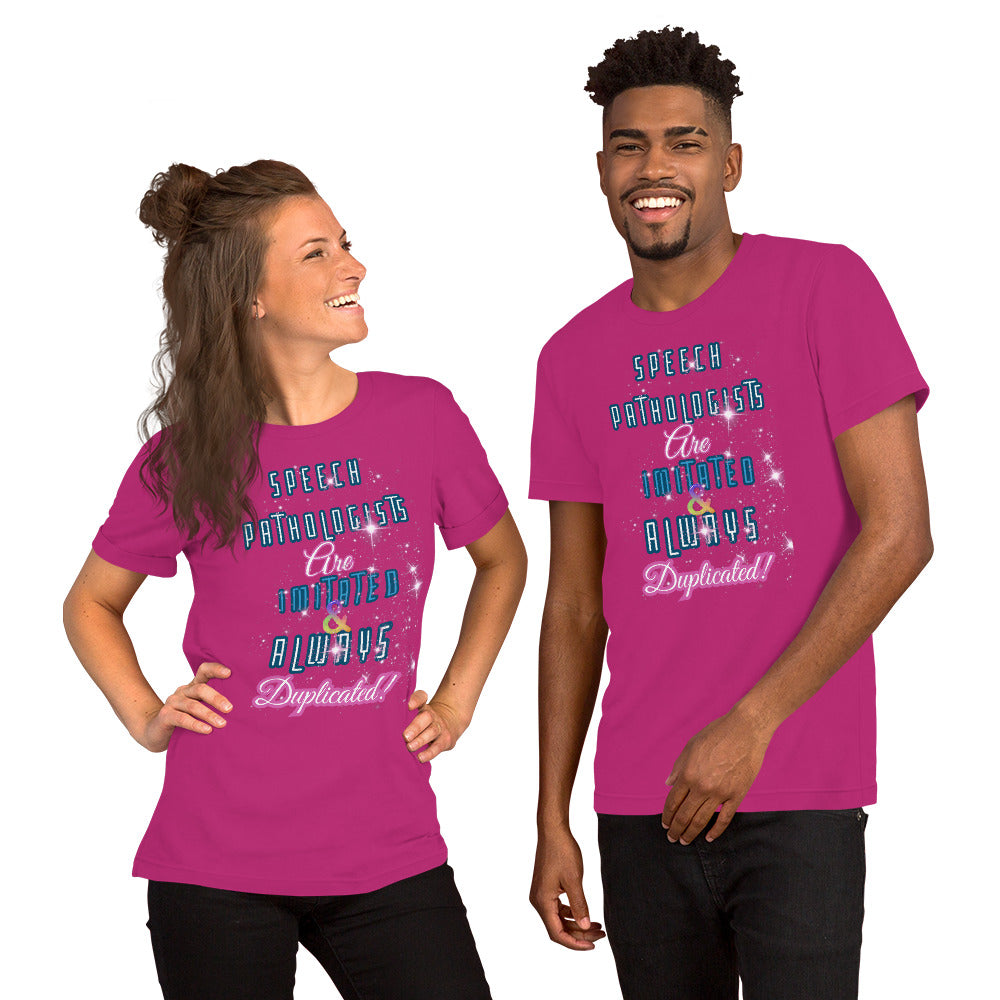 (Words Only) Imitated and Always Duplicated! Unisex T-Shirt