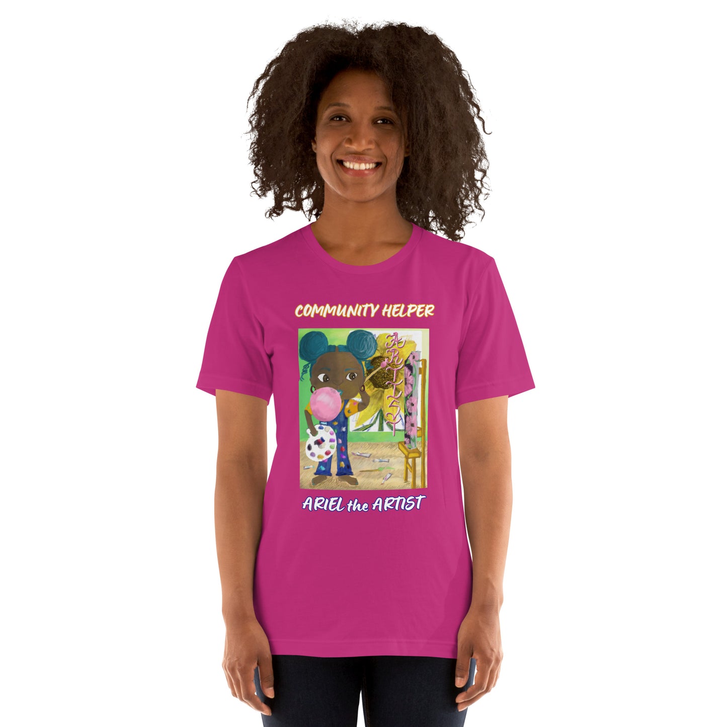 Ariel the Artist (Community Helper) Unisex T-Shirt