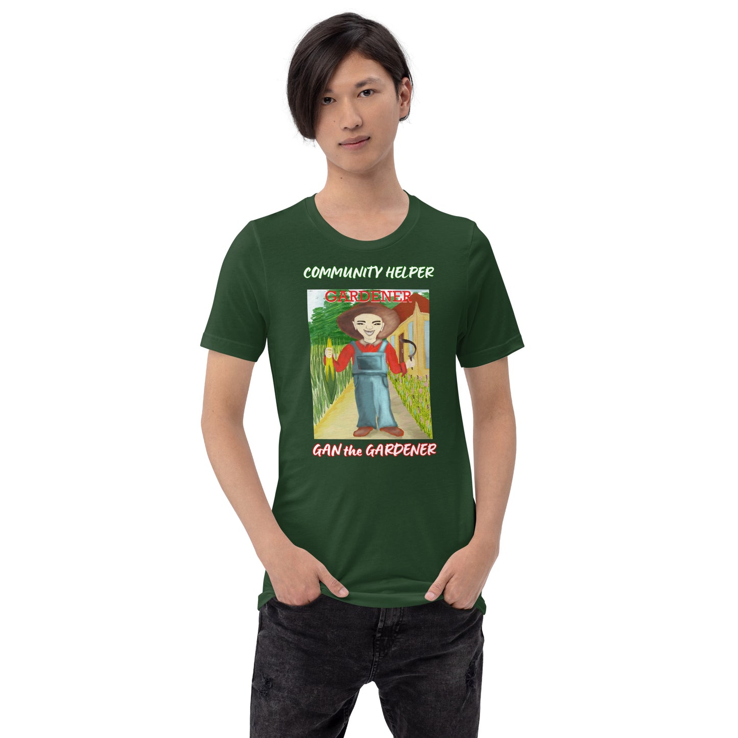 Gan the Gardener (Community Helper) Unisex T-Shirt