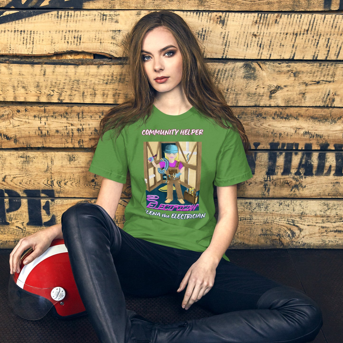 Elena the Electrician (Community Helper) Unisex T-Shirt