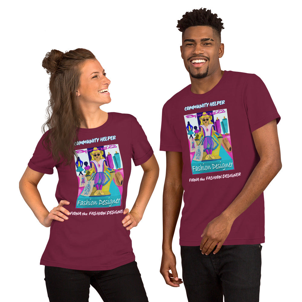 Fiona the Fashion Designer (Community Helper) Unisex T-Shirt