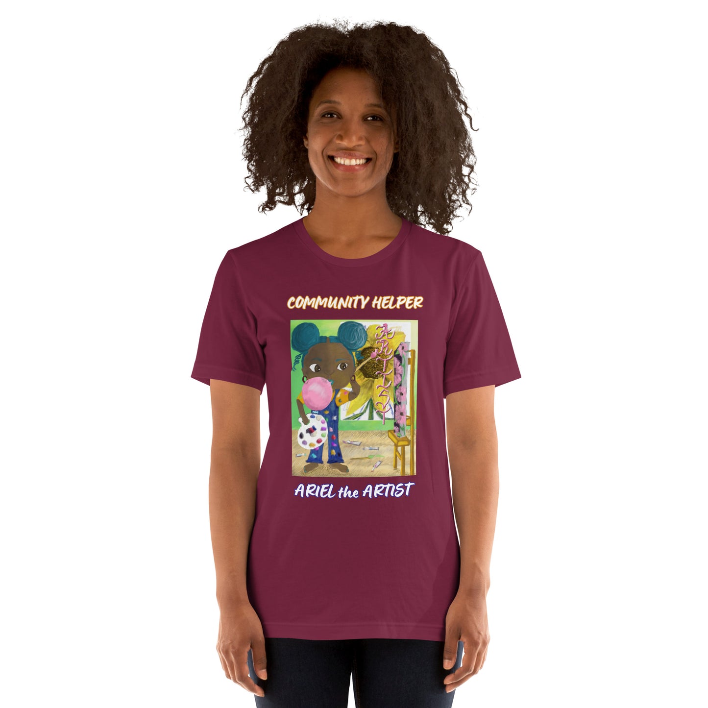 Ariel the Artist (Community Helper) Unisex T-Shirt