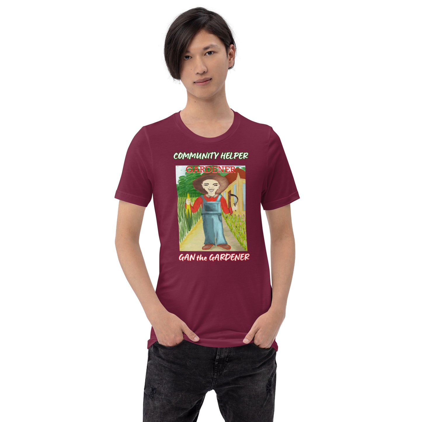 Gan the Gardener (Community Helper) Unisex T-Shirt