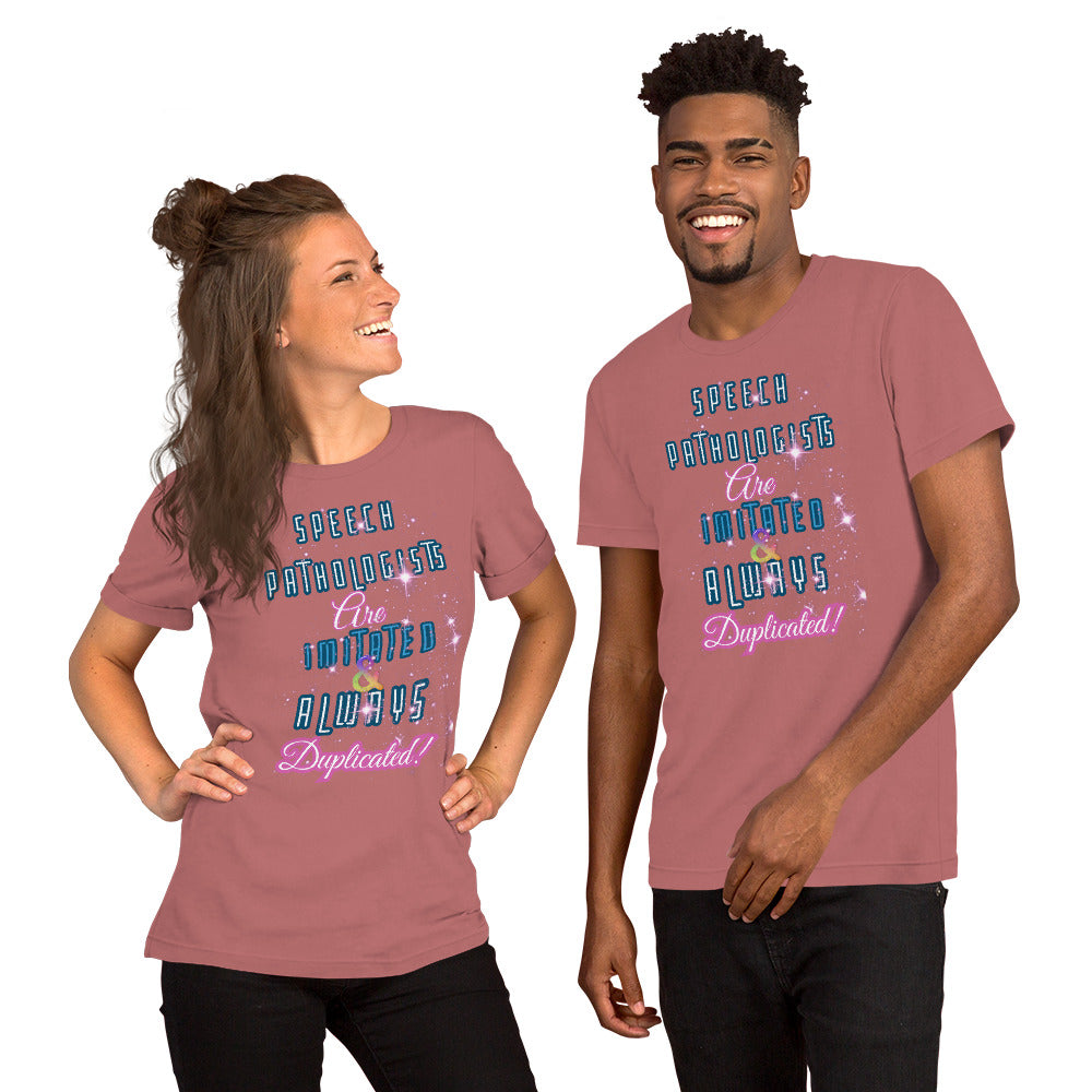 (Words Only) Imitated and Always Duplicated! Unisex T-Shirt