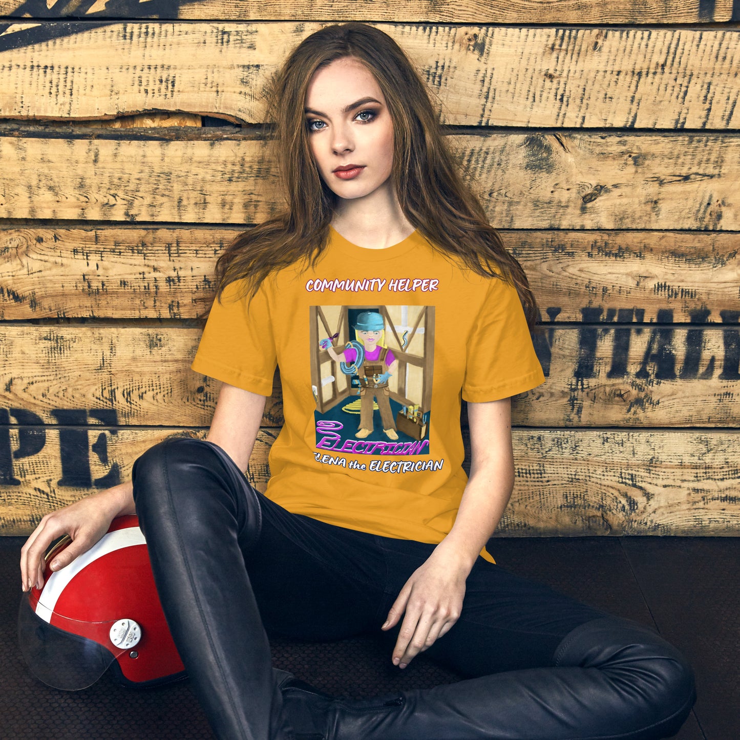 Elena the Electrician (Community Helper) Unisex T-Shirt