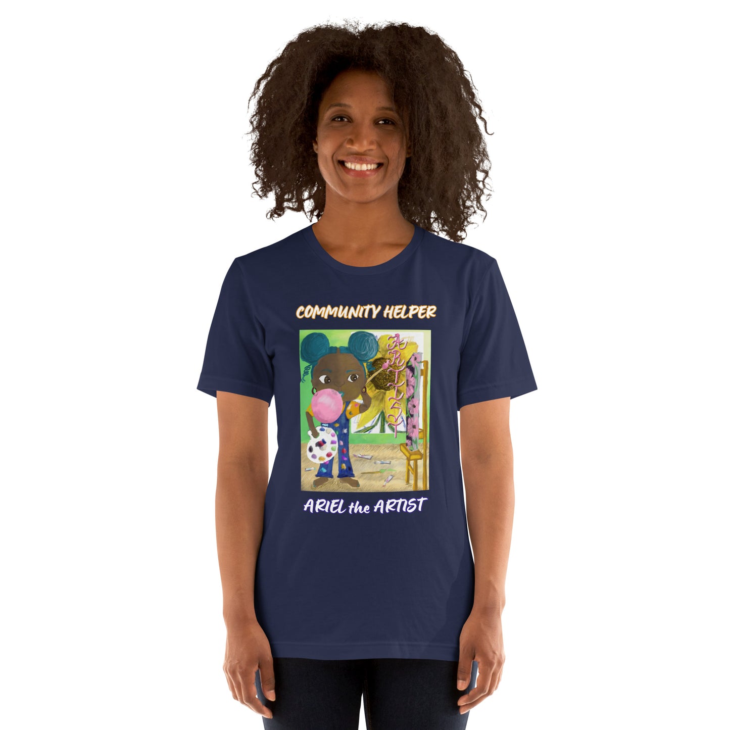 Ariel the Artist (Community Helper) Unisex T-Shirt