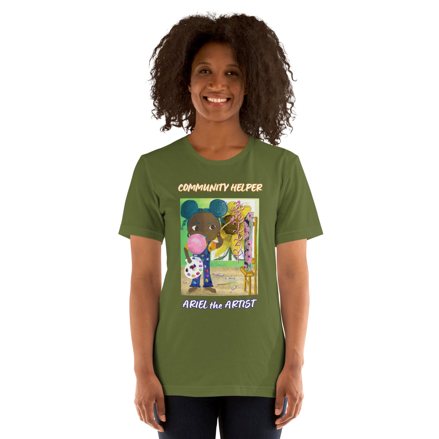 Ariel the Artist (Community Helper) Unisex T-Shirt