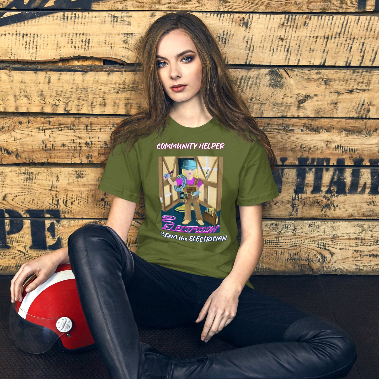 Elena the Electrician (Community Helper) Unisex T-Shirt