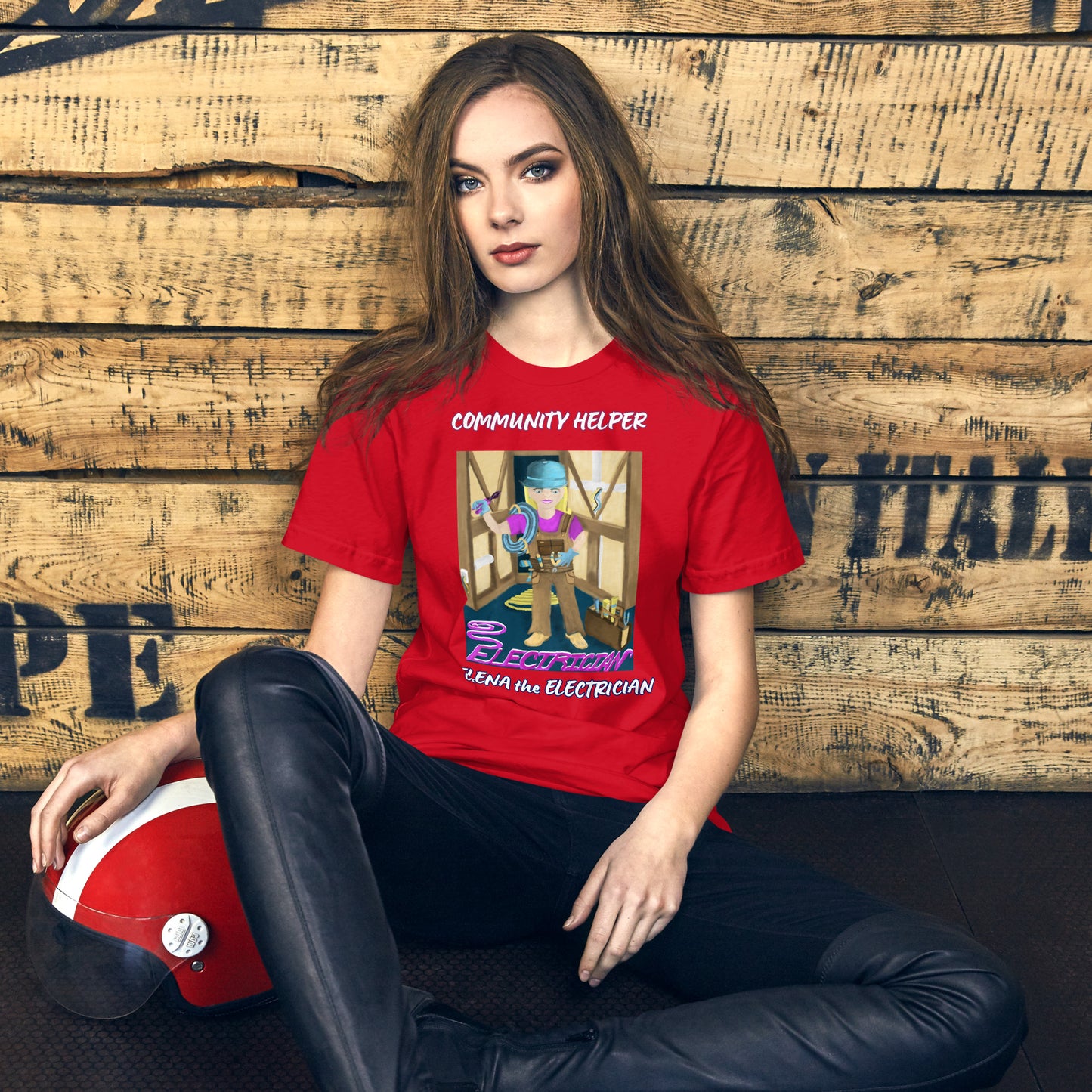 Elena the Electrician (Community Helper) Unisex T-Shirt