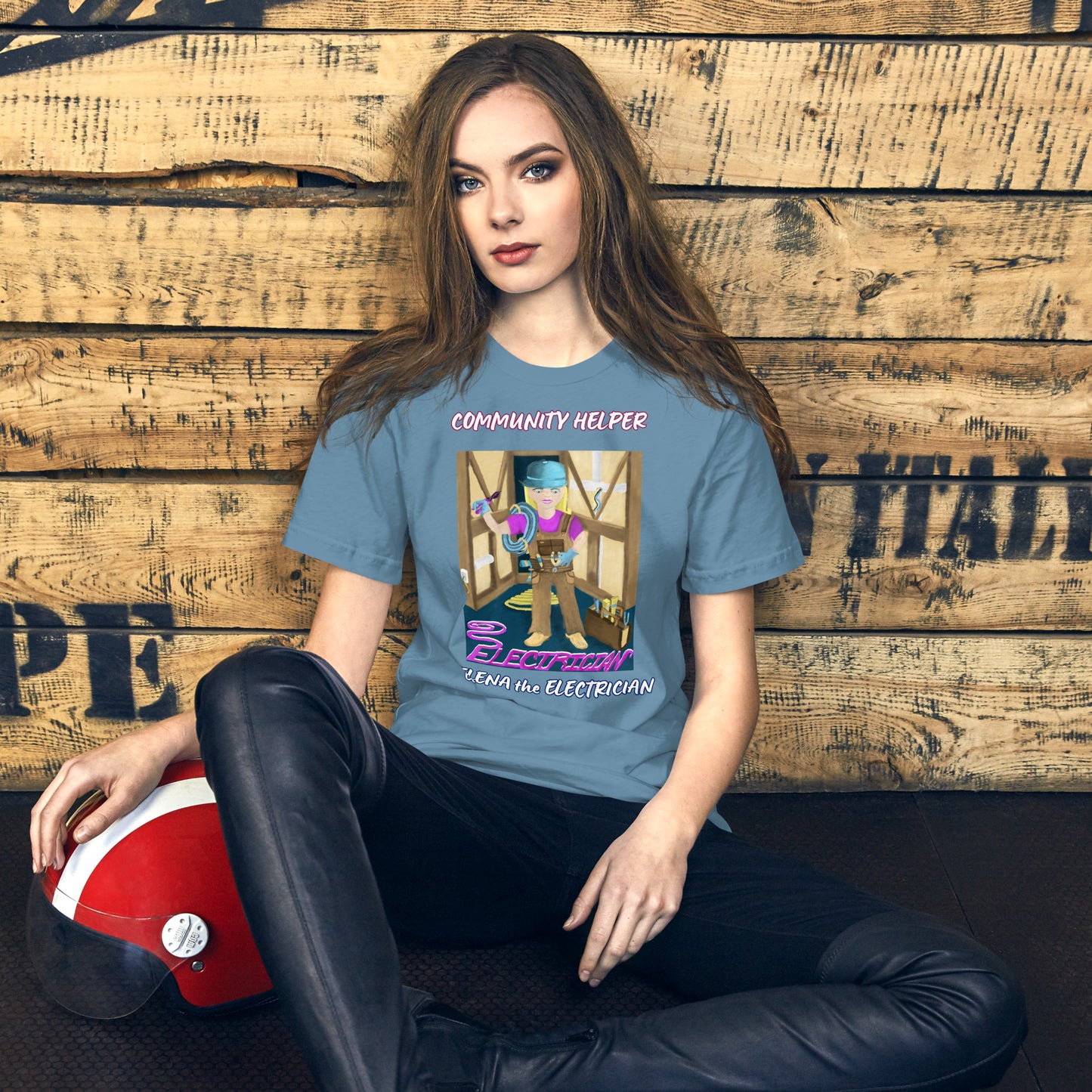 Elena the Electrician (Community Helper) Unisex T-Shirt