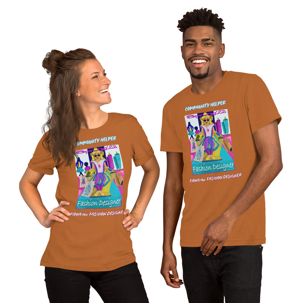 Fiona the Fashion Designer (Community Helper) Unisex T-Shirt