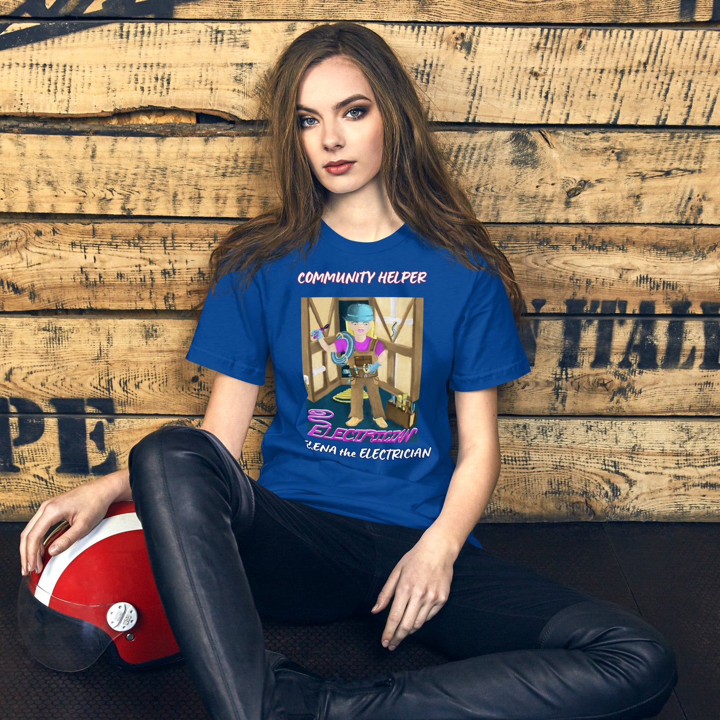 Elena the Electrician (Community Helper) Unisex T-Shirt