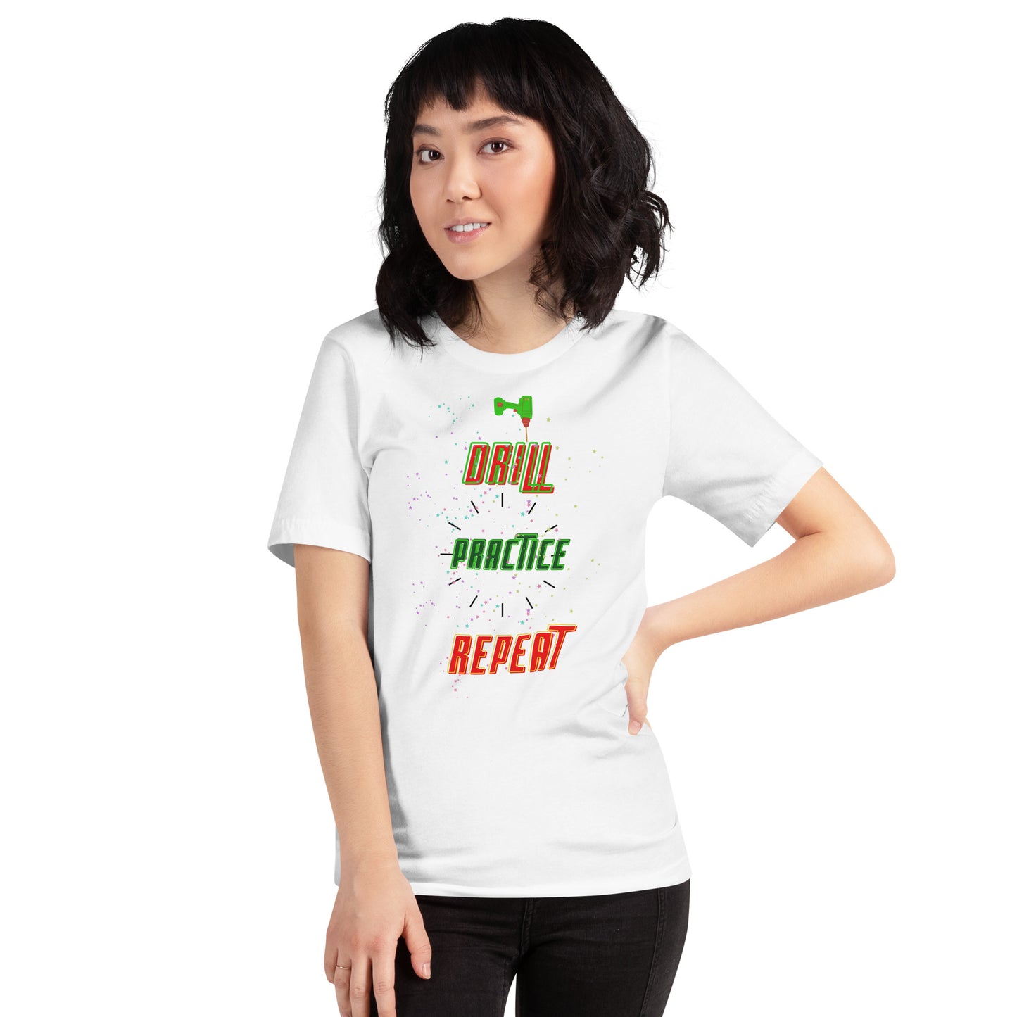 Drill Practice Repeat! Unisex (T-Shirt)