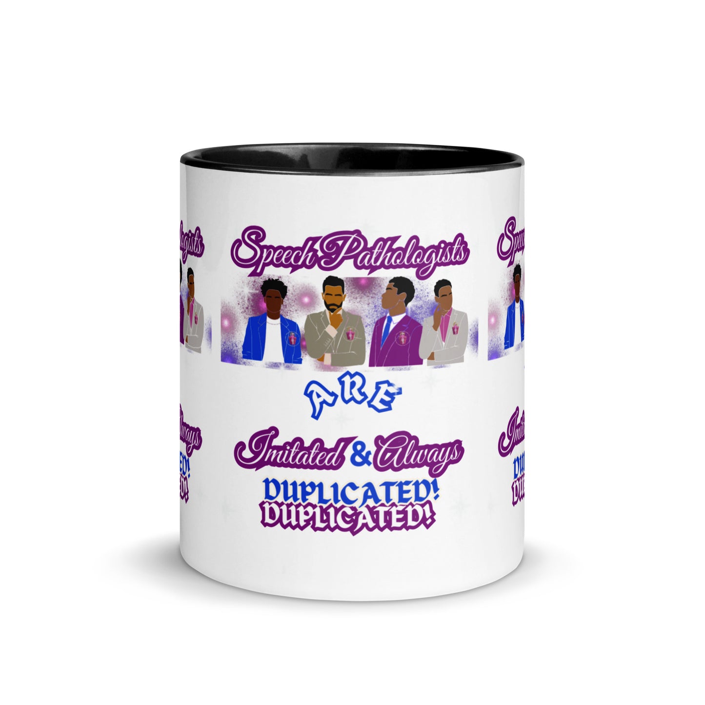 (Ebony Male) Imitated and Always Duplicated! Mug with Color Inside