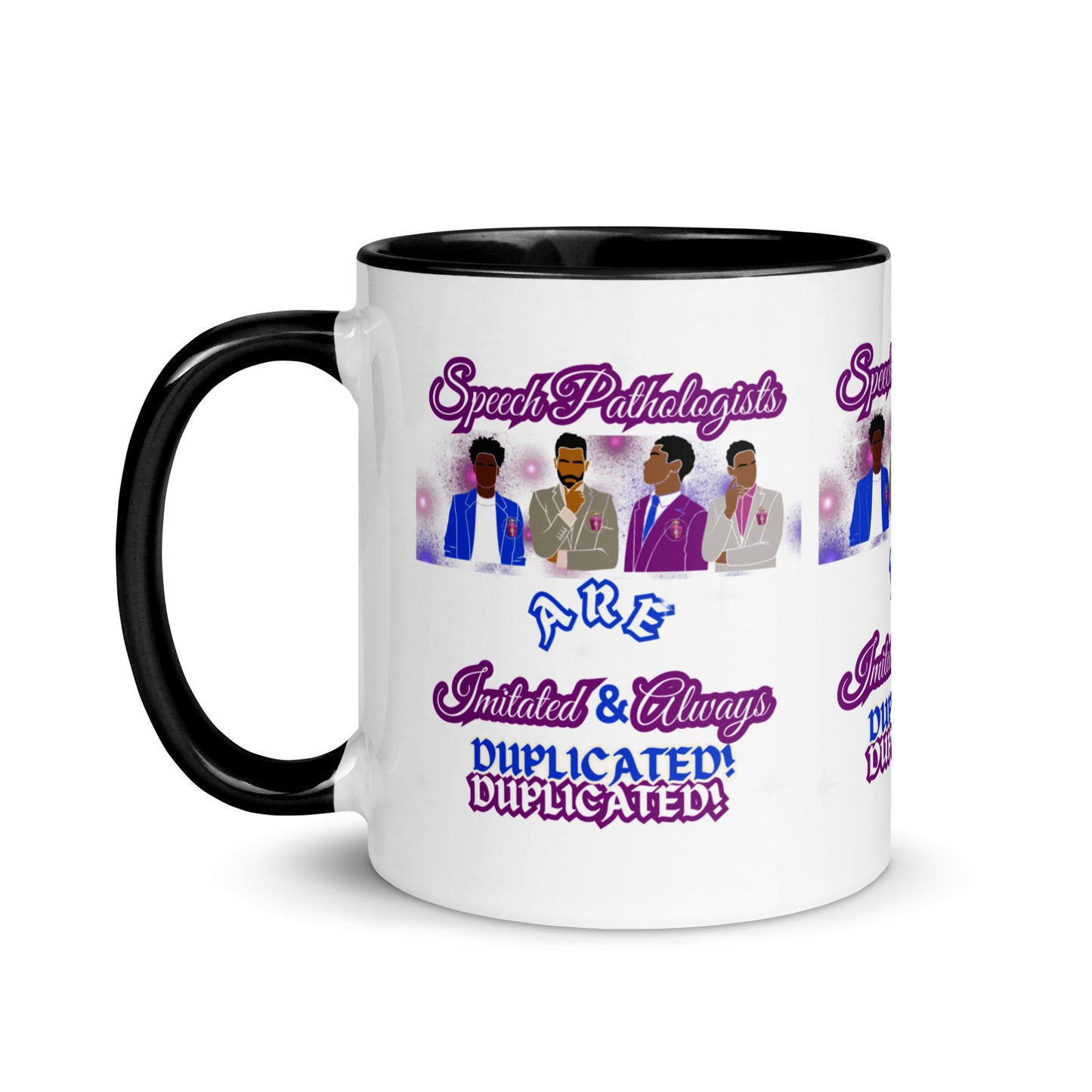 (Ebony Male) Imitated and Always Duplicated! Mug with Color Inside