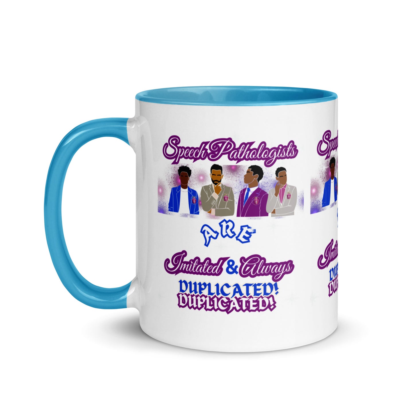 (Ebony Male) Imitated and Always Duplicated! Mug with Color Inside