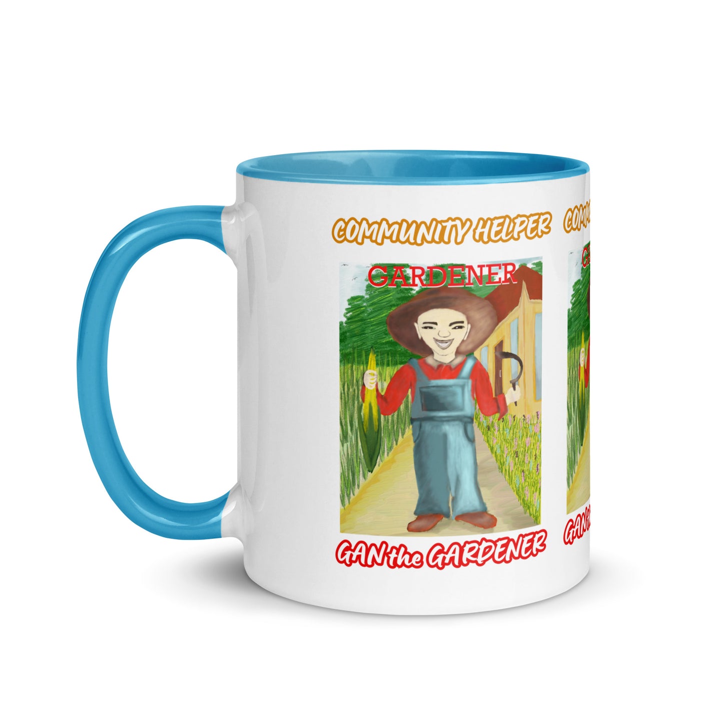 Gan the Gardener (Community Helper) 11oz. Mug with Color Inside