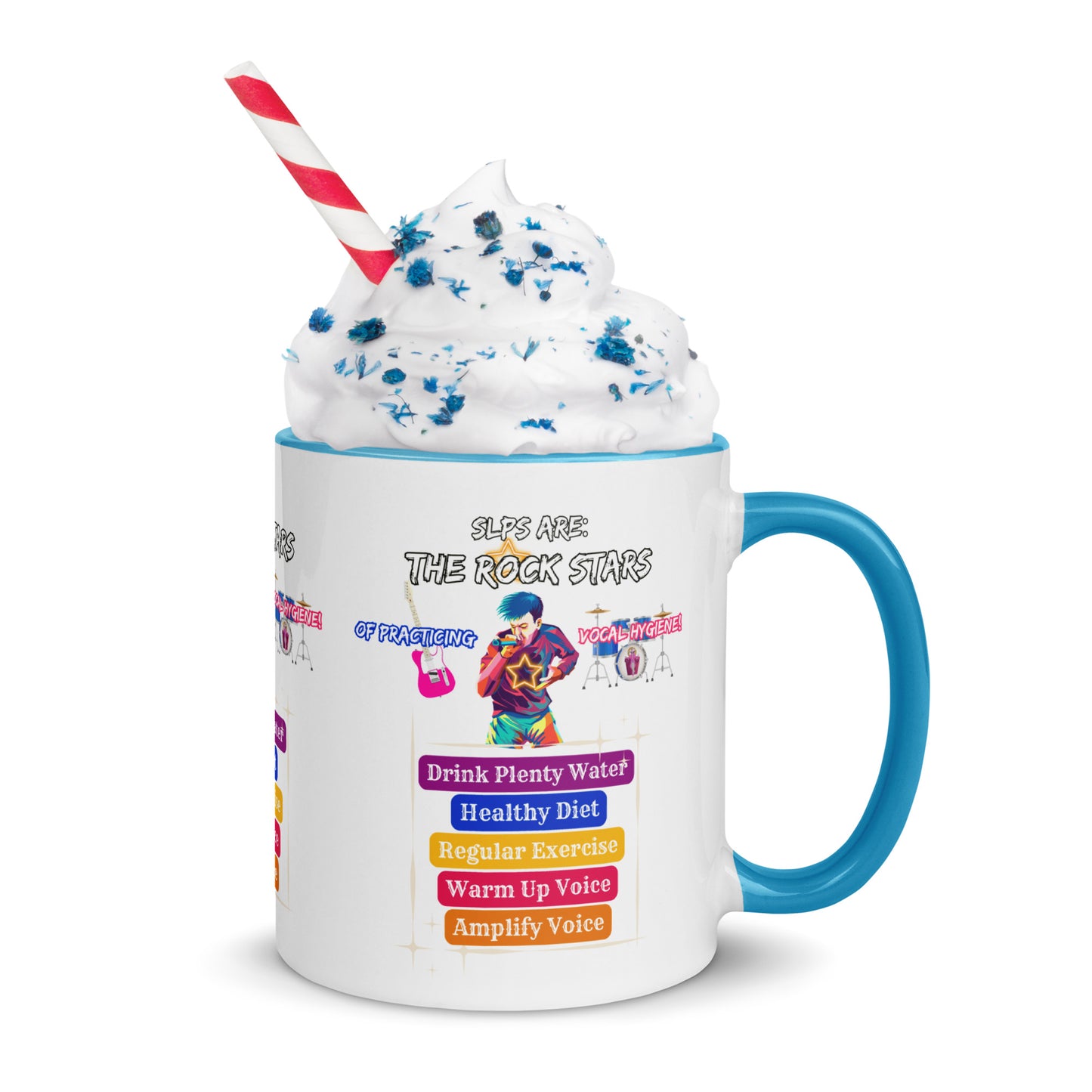 Rock Stars Of Vocal Hygiene! Mug with Color Inside