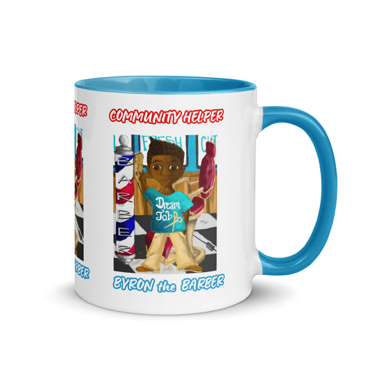 Byron the Barber (Community Helper) 11oz. Mug with Color Inside