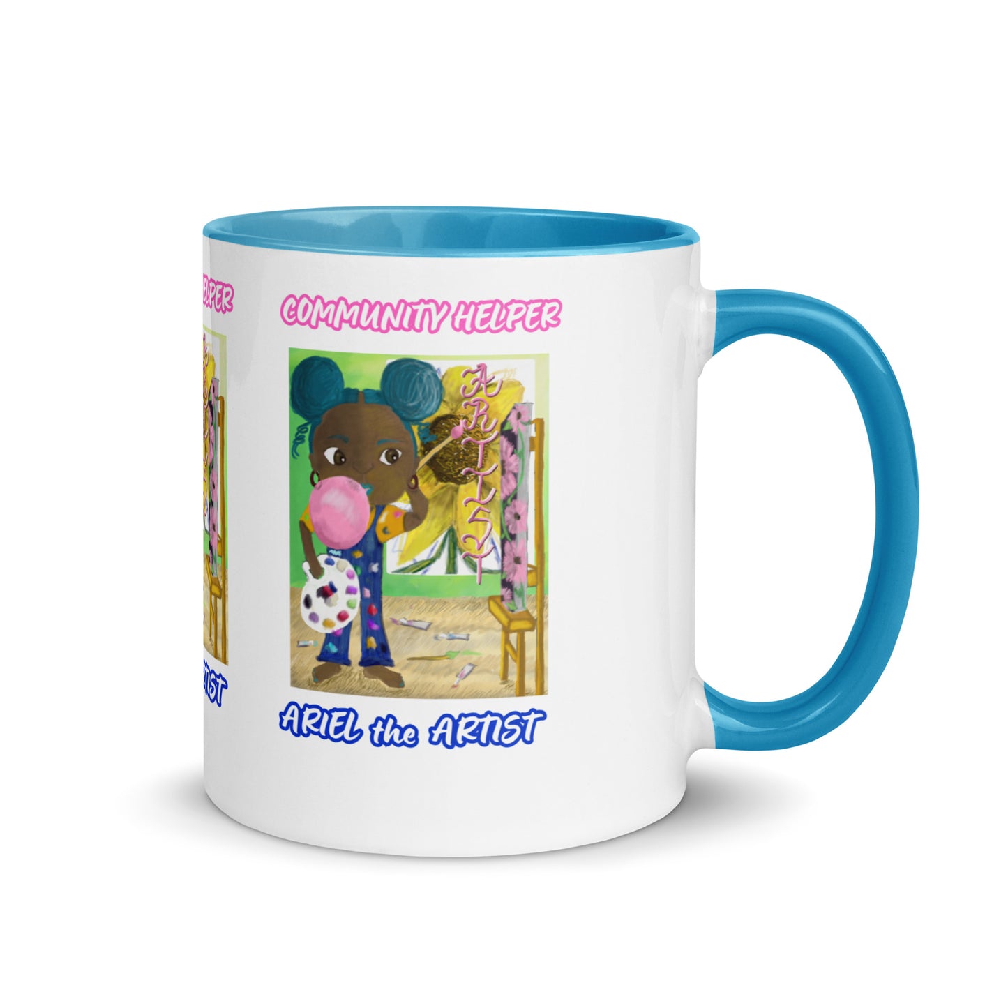 Ariel the Artist (Community Helper) 11oz. Mug with Color Inside