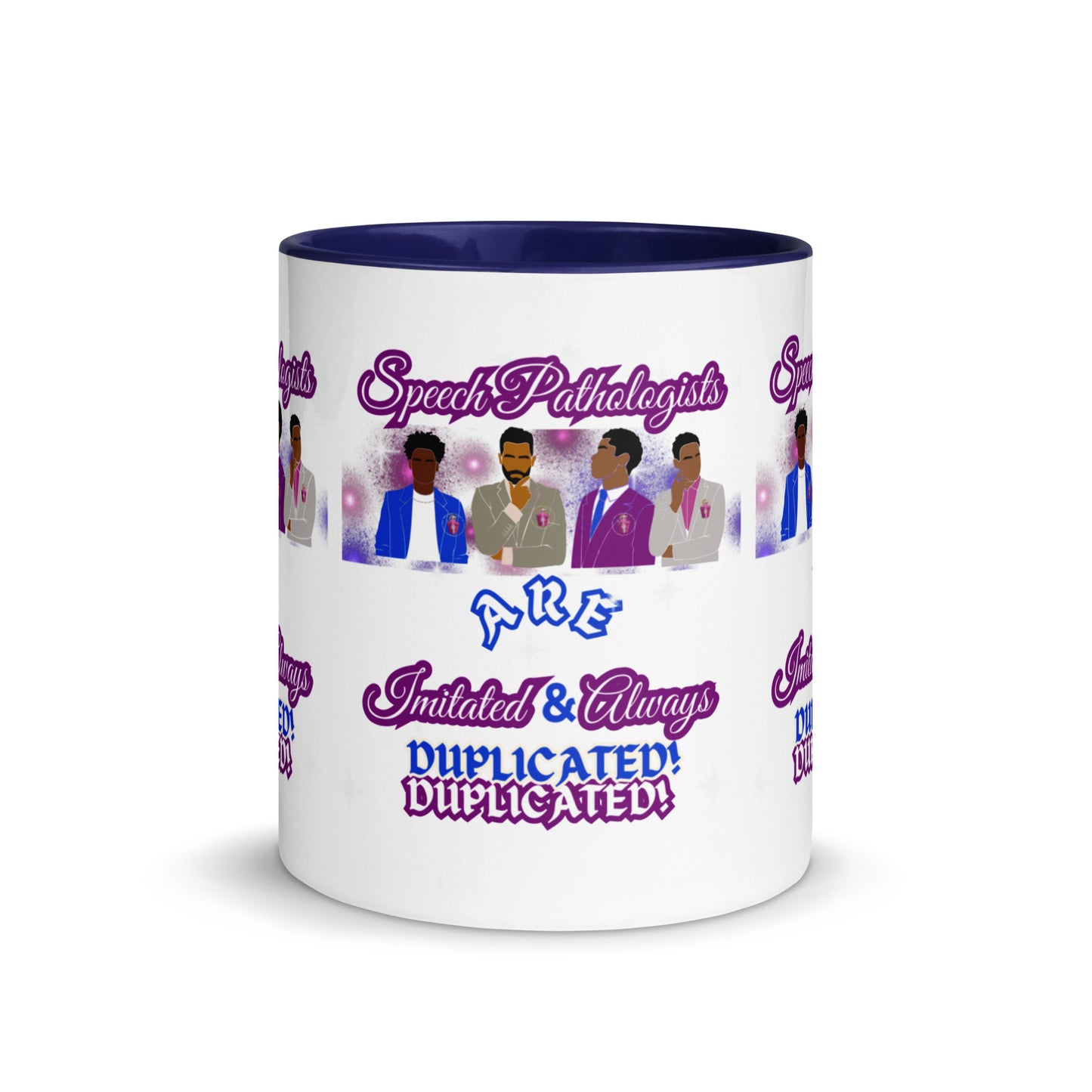 (Ebony Male) Imitated and Always Duplicated! Mug with Color Inside
