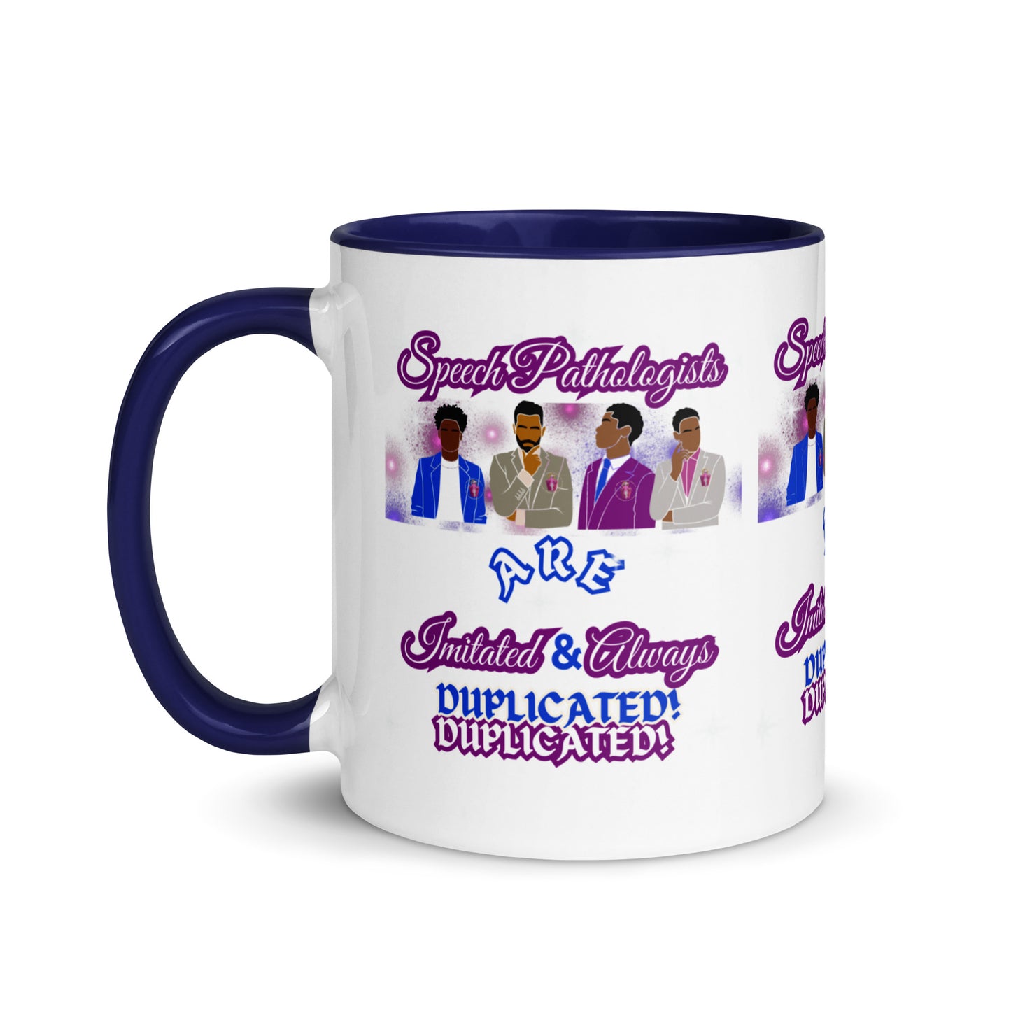 (Ebony Male) Imitated and Always Duplicated! Mug with Color Inside