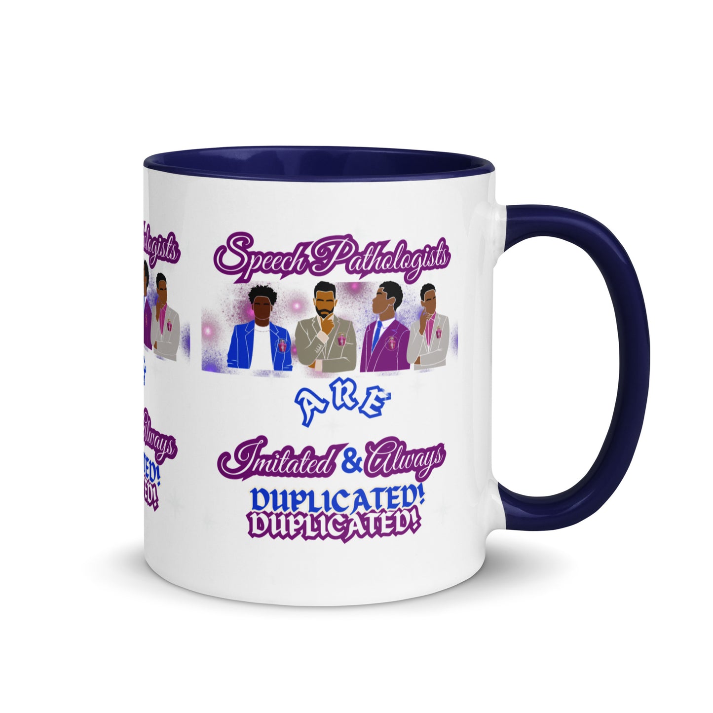 (Ebony Male) Imitated and Always Duplicated! Mug with Color Inside