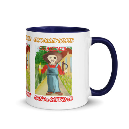 Gan the Gardener (Community Helper) 11oz. Mug with Color Inside