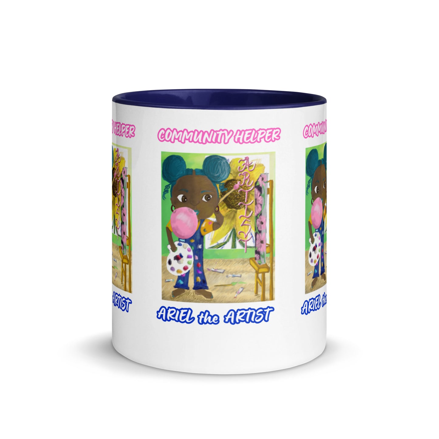 Ariel the Artist (Community Helper) 11oz. Mug with Color Inside