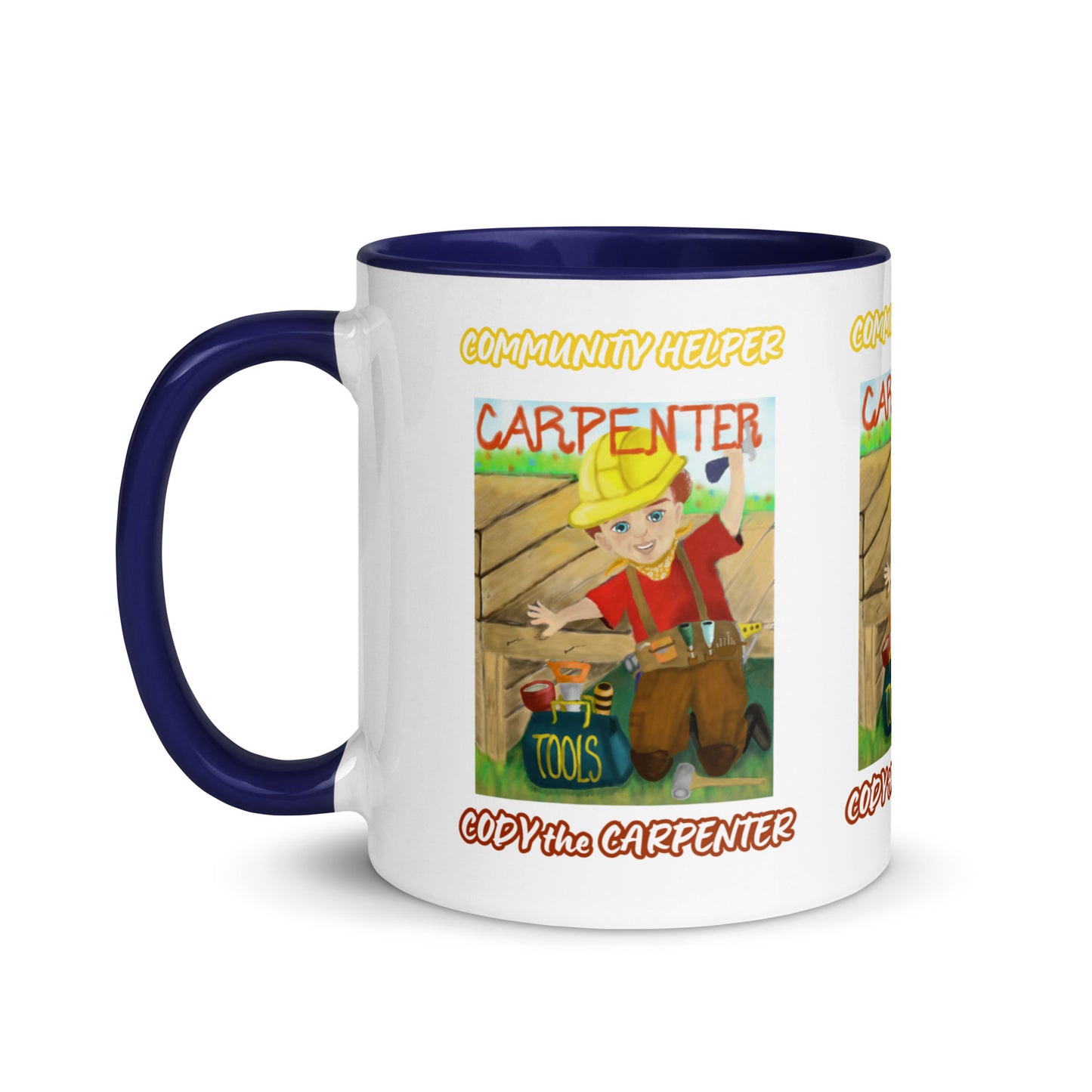 Cody the Carpenter (Community Helper) 11oz. Mug with Color Inside