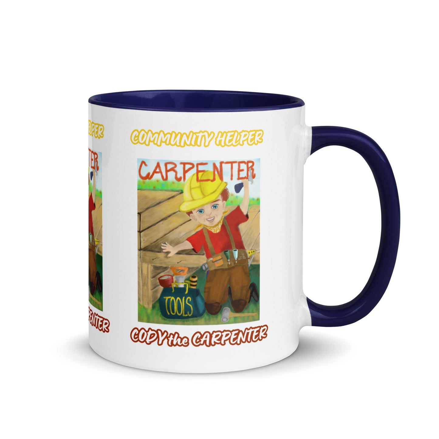 Cody the Carpenter (Community Helper) 11oz. Mug with Color Inside