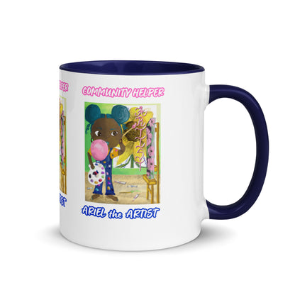 Ariel the Artist (Community Helper) 11oz. Mug with Color Inside