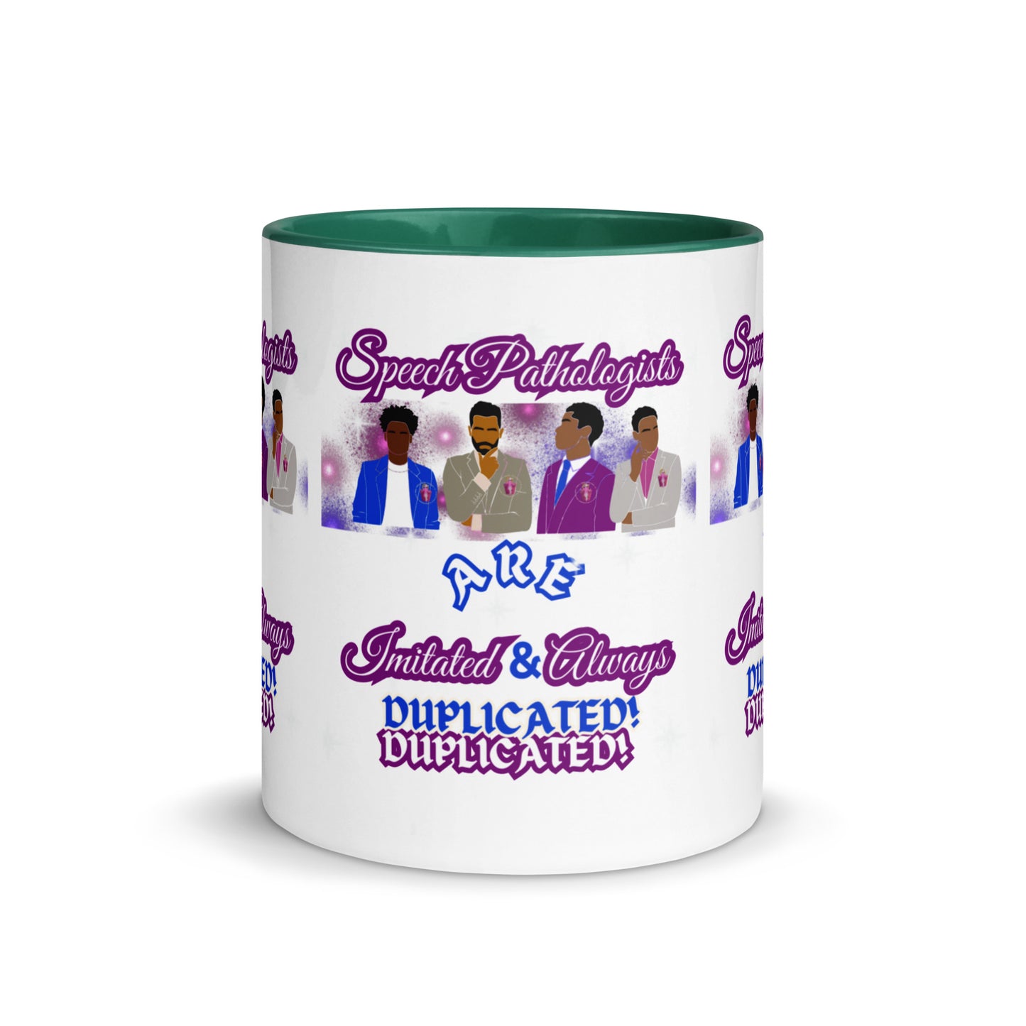 (Ebony Male) Imitated and Always Duplicated! Mug with Color Inside