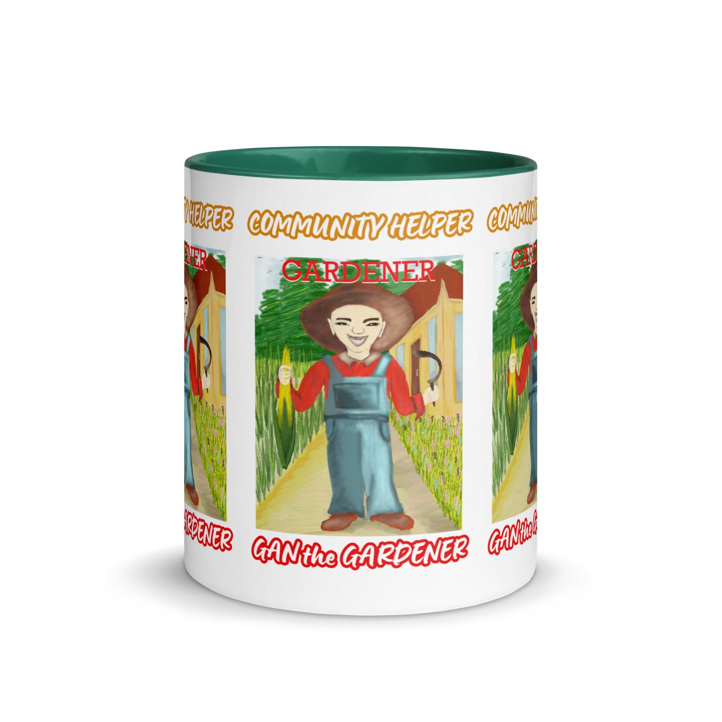 Gan the Gardener (Community Helper) 11oz. Mug with Color Inside