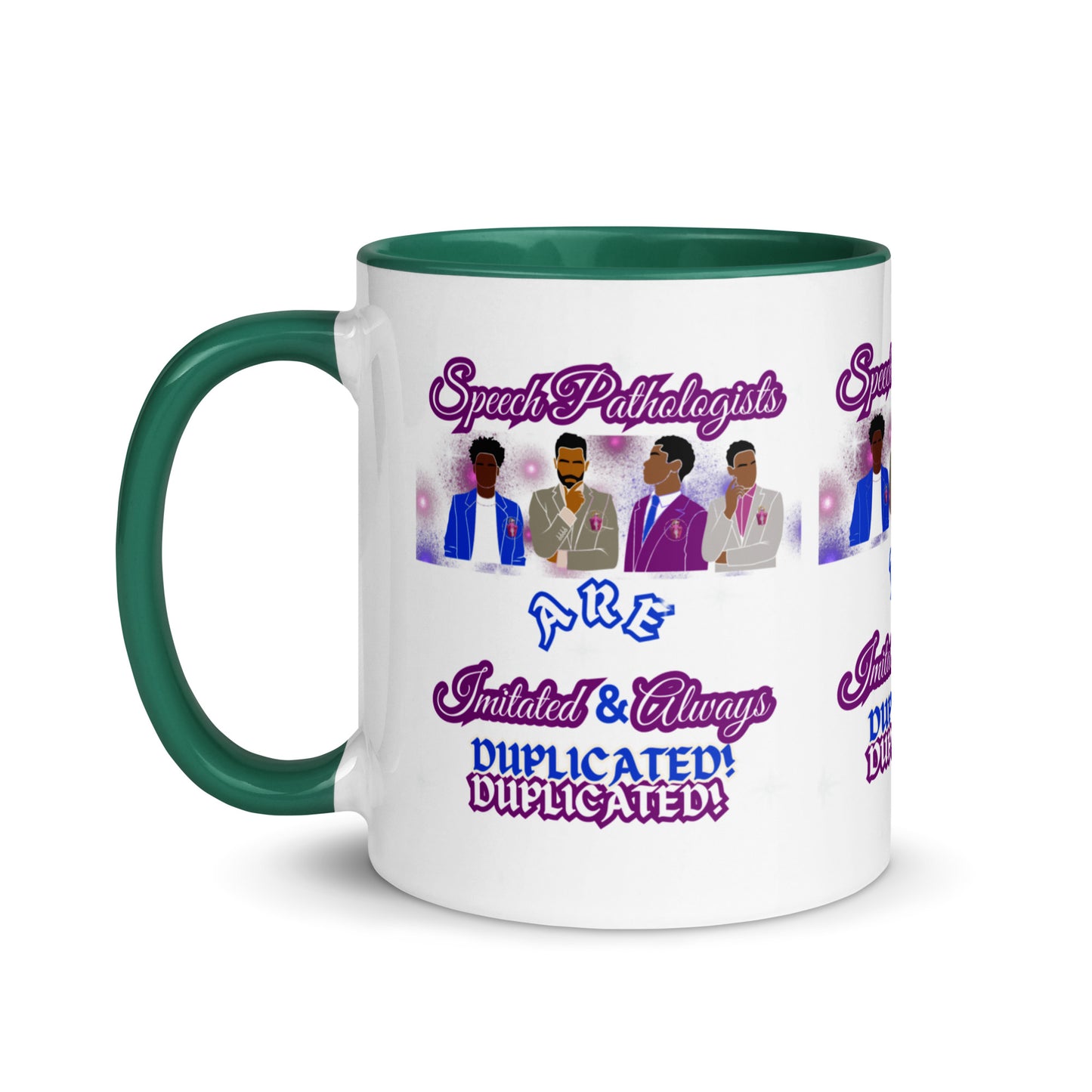 (Ebony Male) Imitated and Always Duplicated! Mug with Color Inside