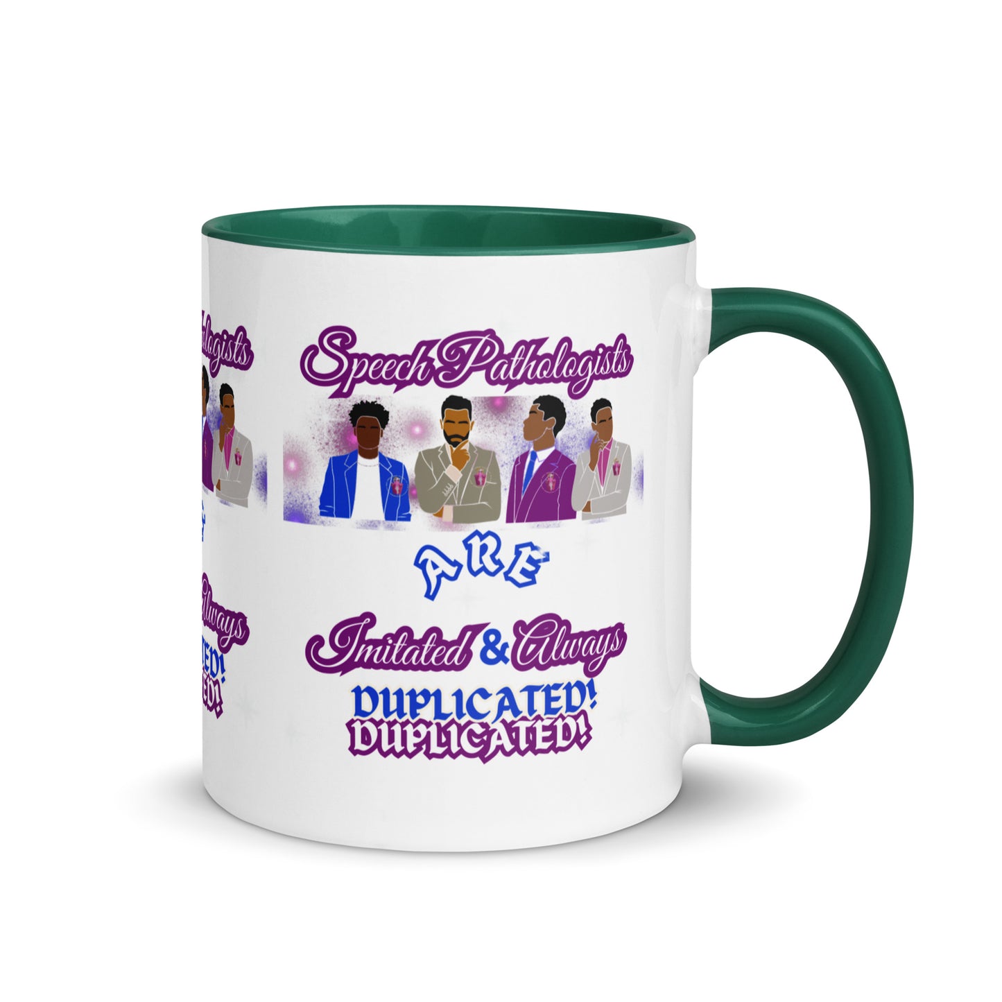 (Ebony Male) Imitated and Always Duplicated! Mug with Color Inside