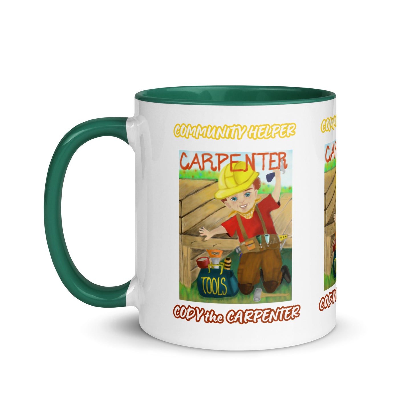 Cody the Carpenter (Community Helper) 11oz. Mug with Color Inside