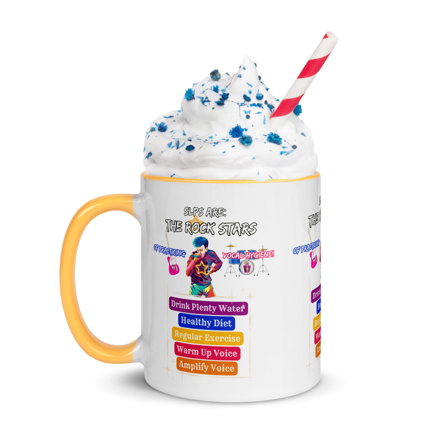 Rock Stars Of Vocal Hygiene! Mug with Color Inside