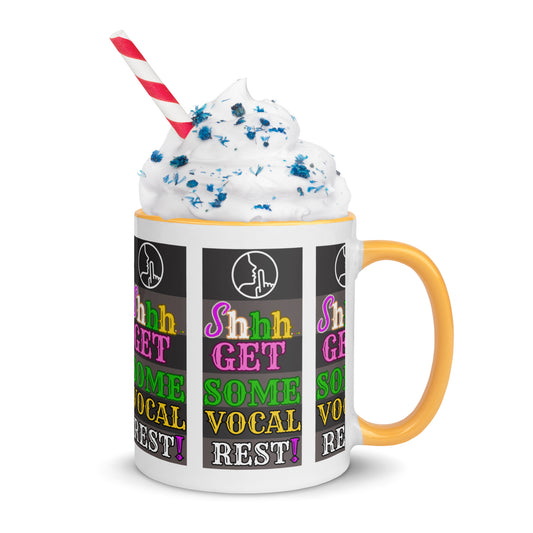 Vocal Rest! (Mug with Color Inside)