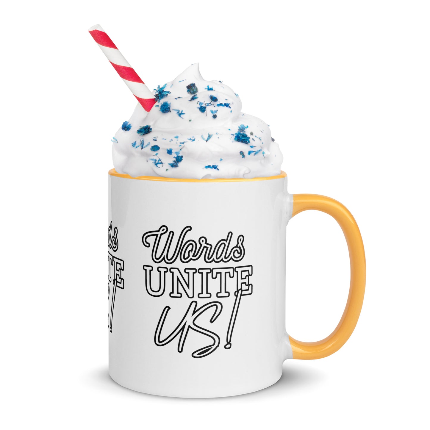 Words Unite Us! (Mug with Color Inside)
